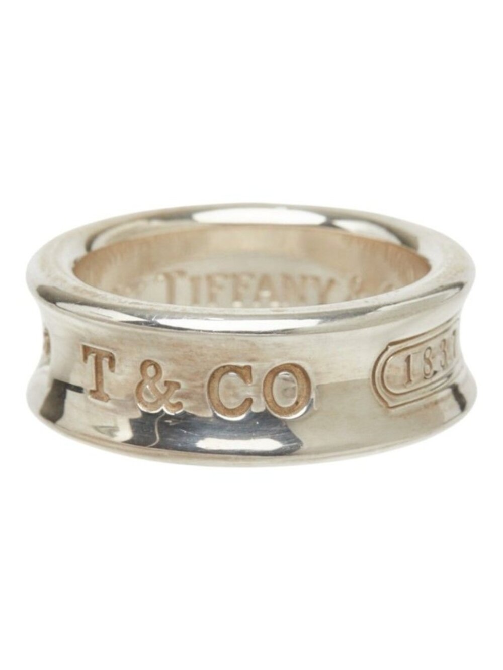 Tiffany & Co 1837 Narrow Ring Silver